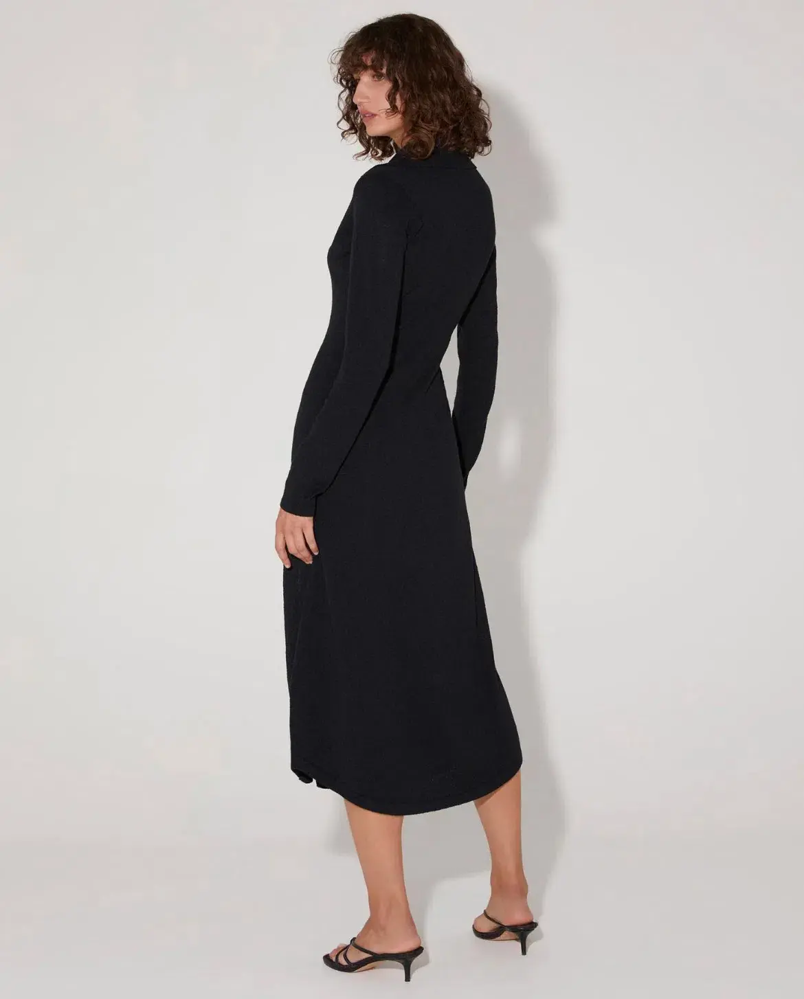 Hansen & Gretel Chandler Knit Midi Dress Black Size XS / Au 6 - Image 2