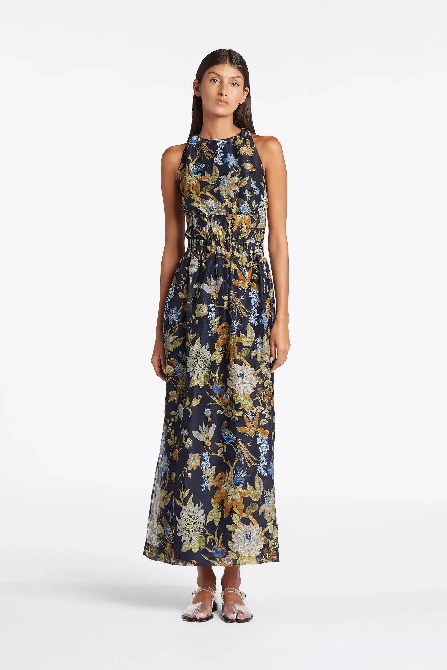 Sir the Label Lilian Cross Back Dress Delia Floral Print Size 0 / Au 6 - Image 1