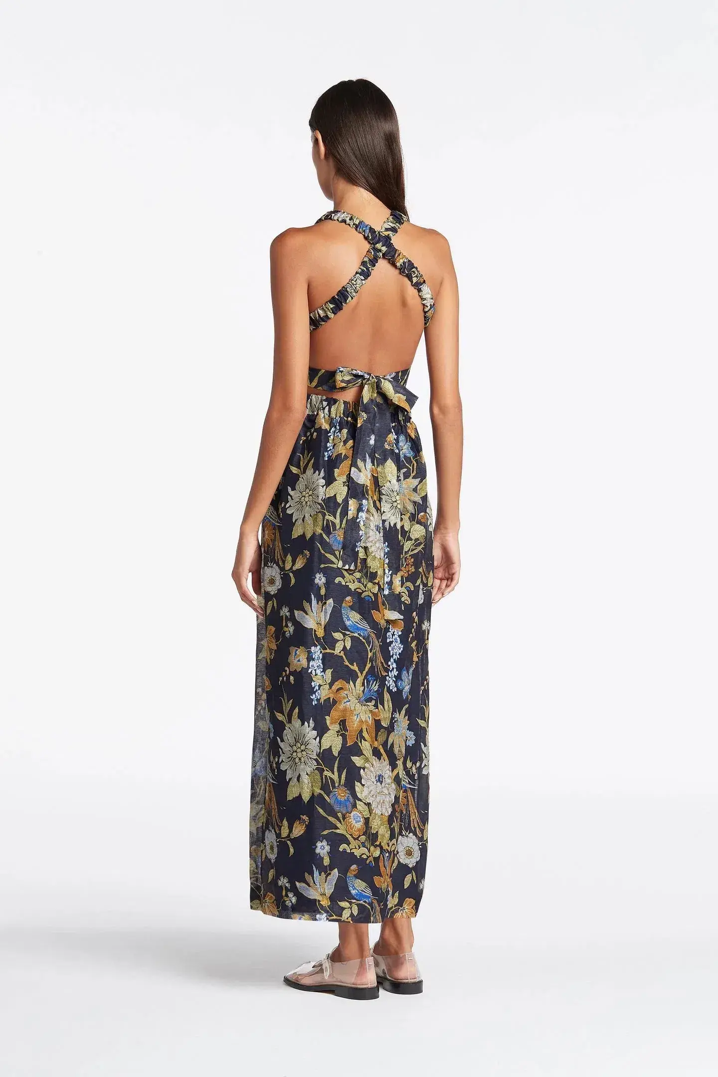 Sir the Label Lilian Cross Back Dress Delia Floral Print Size 0 / Au 6 - Image 2