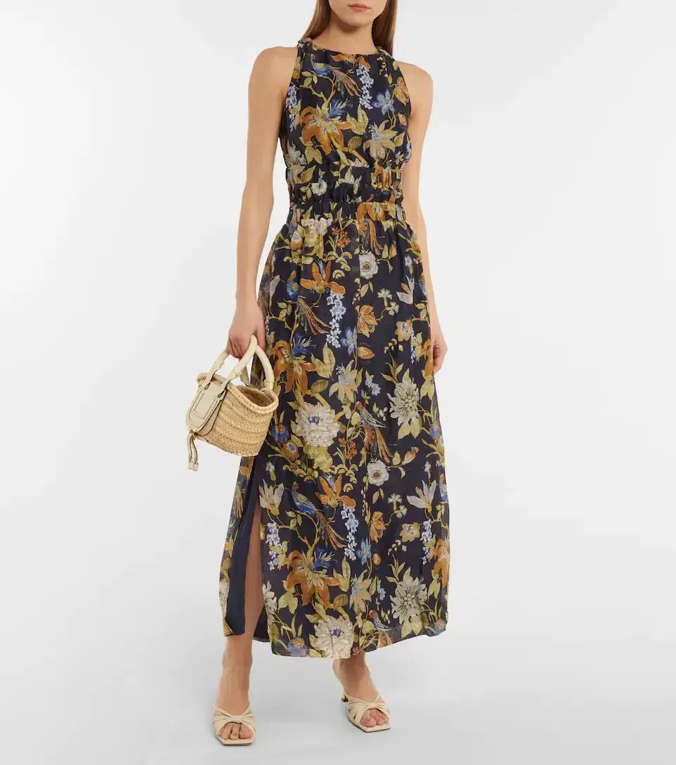 Sir the Label Lilian Cross Back Dress Delia Floral Print Size 0 / Au 6 - Image 3