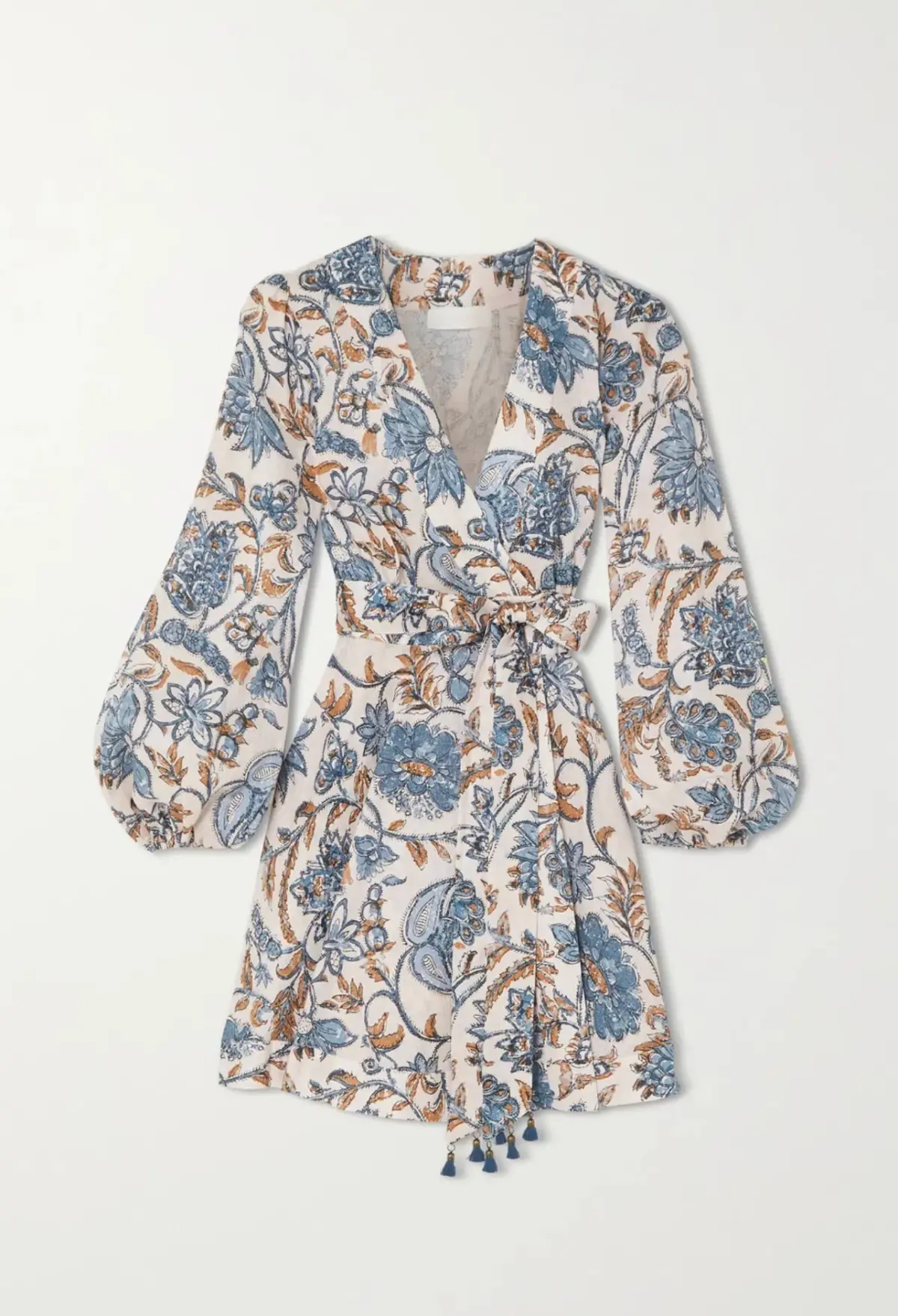 Zimmermann Vitali Wrap Mini Dress Floral Size 2 / Au 12 - Image 2