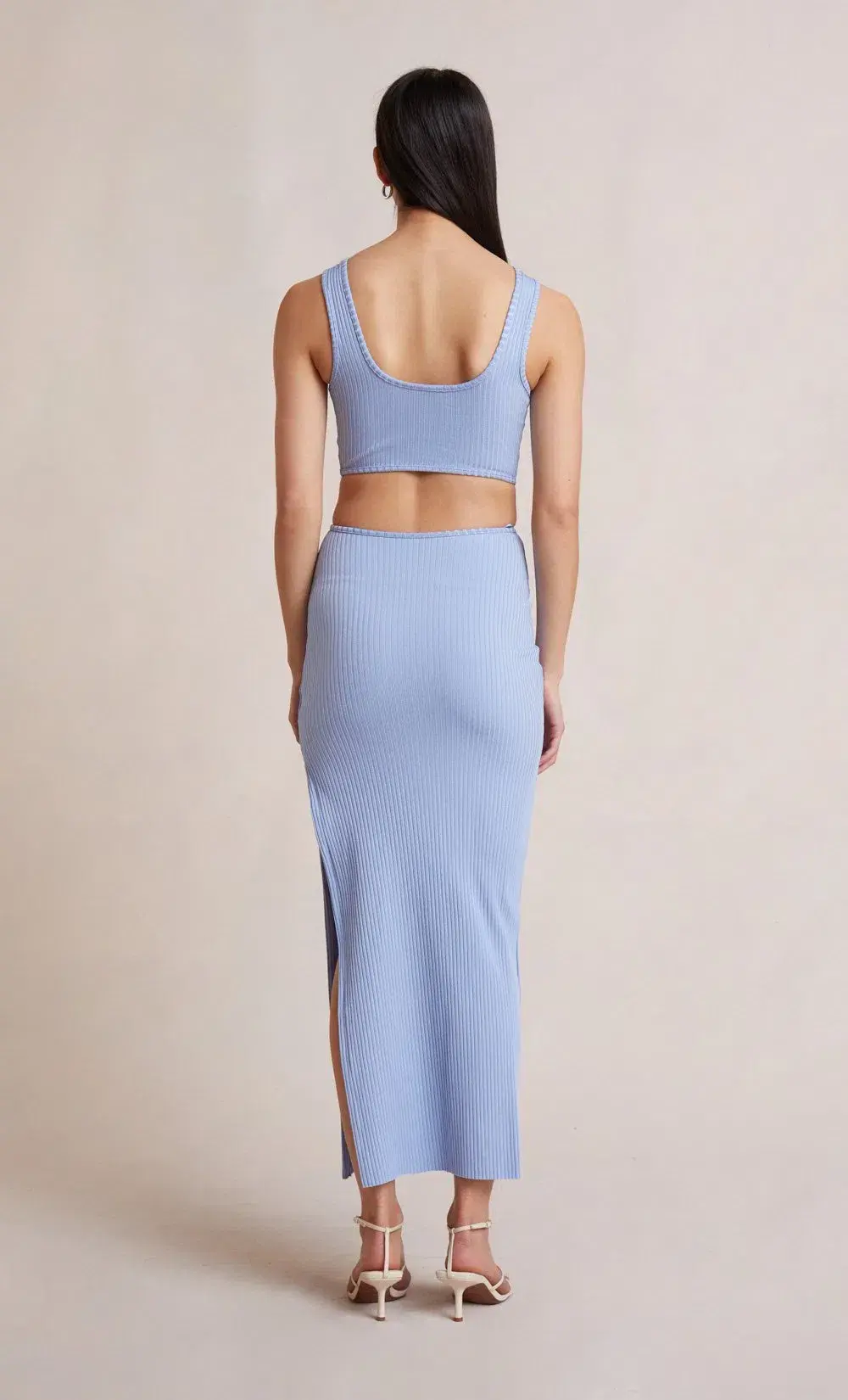 Bec & Bridge Reba Midi Dress Cornflower Size 8 - Image 3