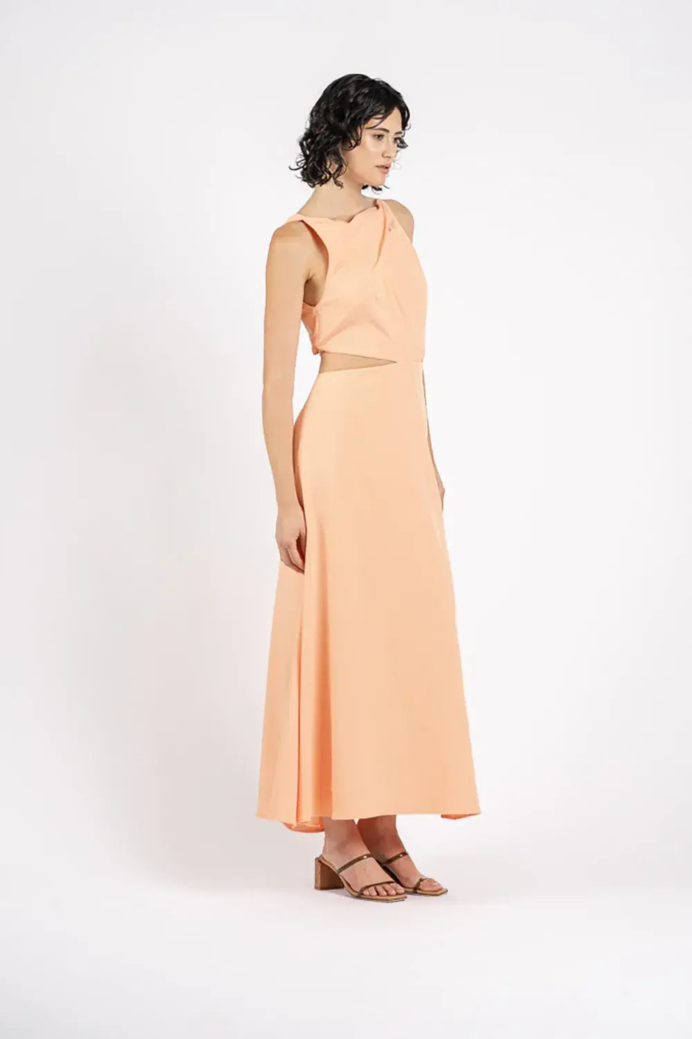 One Fell Swoop Bijoux Maxi in Melon Orange Size 8 - Image 4