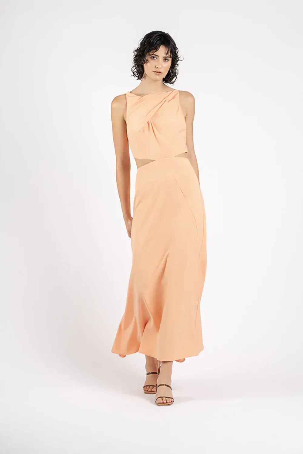 One Fell Swoop Bijoux Maxi in Melon Orange Size 8 - Image 1