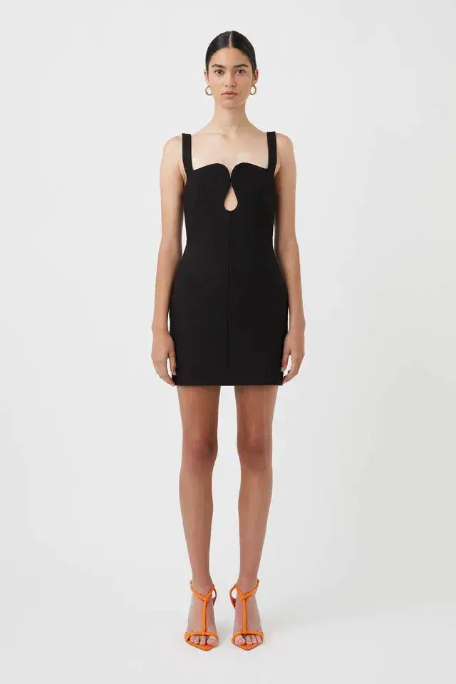Camilla And Marc Brixton Mini Dress In Black Size 6 for rent on The Volte - main image