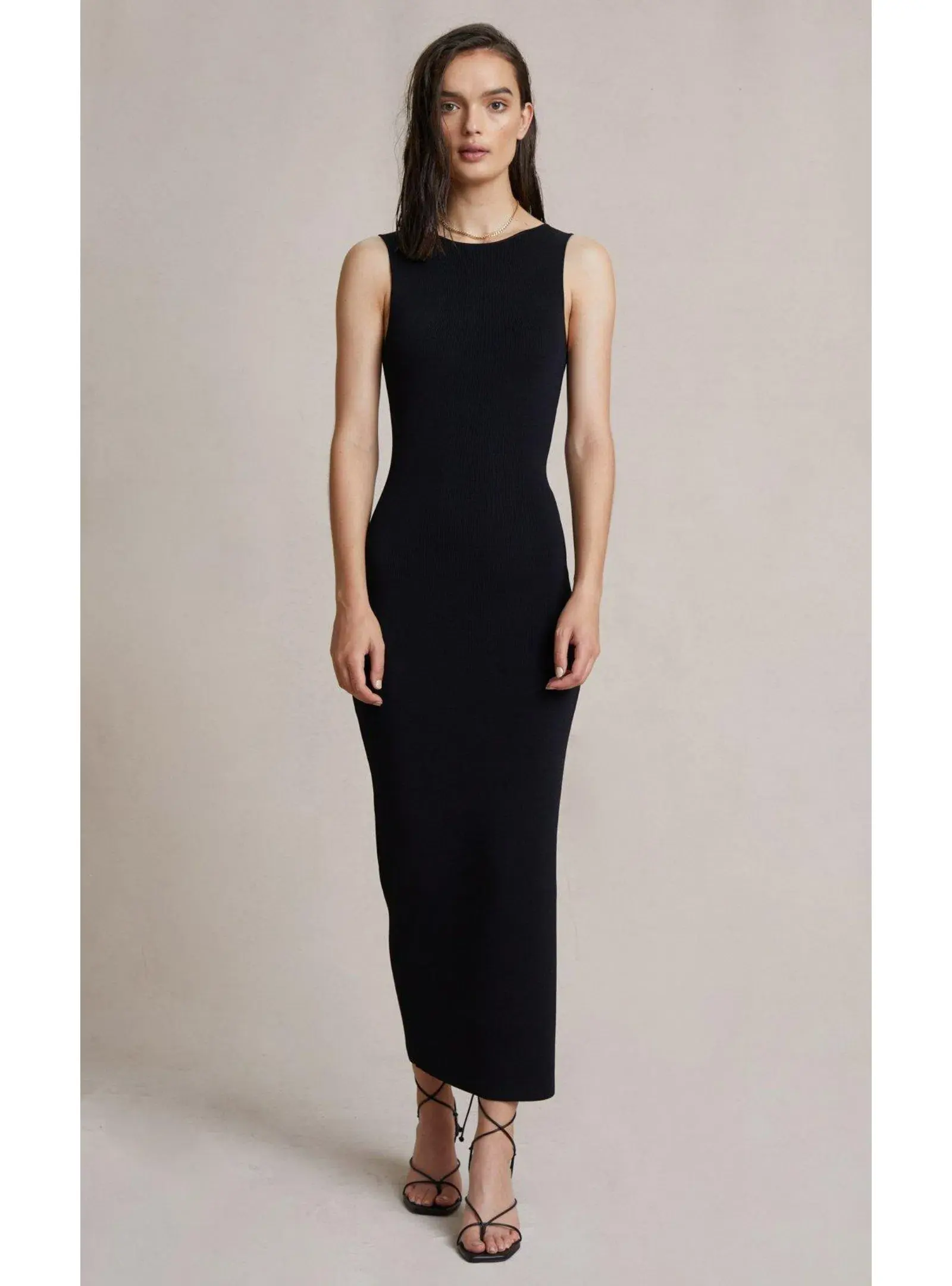 Bec & Bridge Sorbet Summer Midi Dress Black Size AU 8 - Image 3