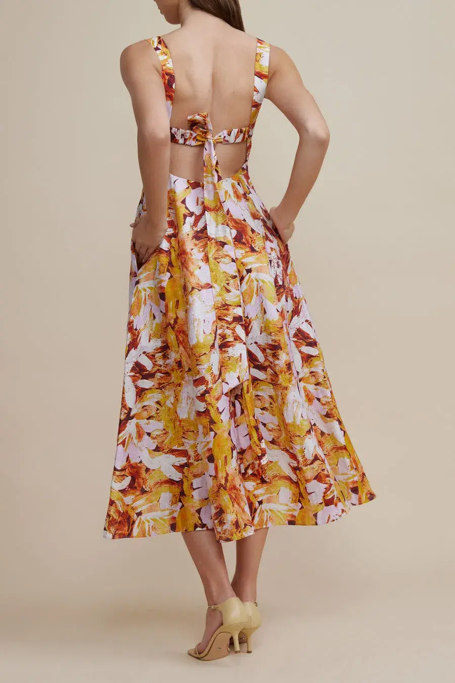 Acler Withington Dress Floral Size 6 - Image 3