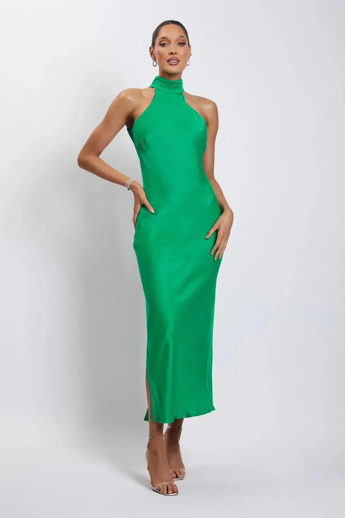 Meshki Claire Dress Green Size XXS/Au 4 - Image 1