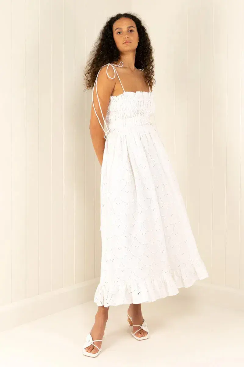 Palm Noosa Sail Away Dress White Size 12 - Image 1