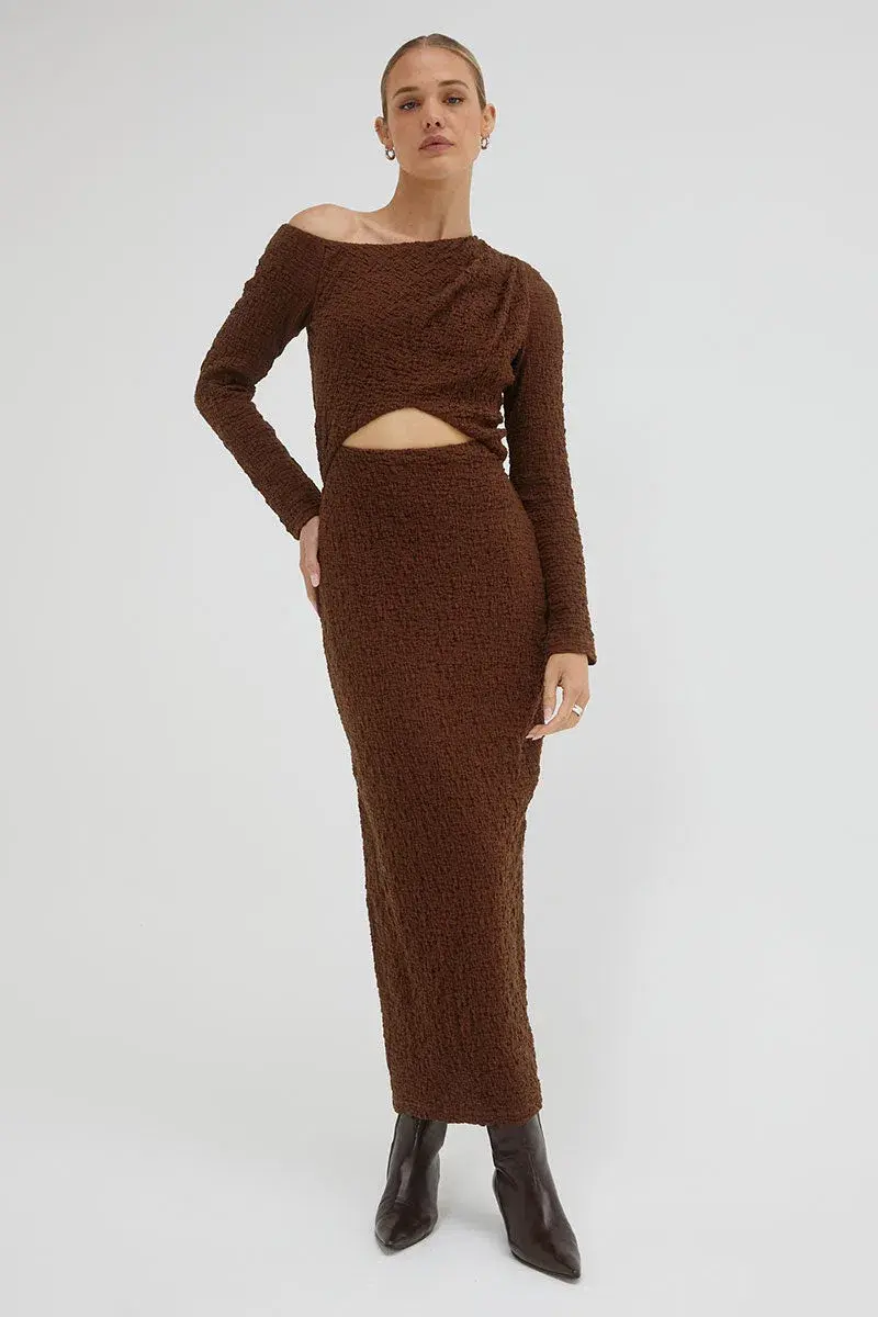 Sovere Overcast Dress In Carob Size 8 - Image 1