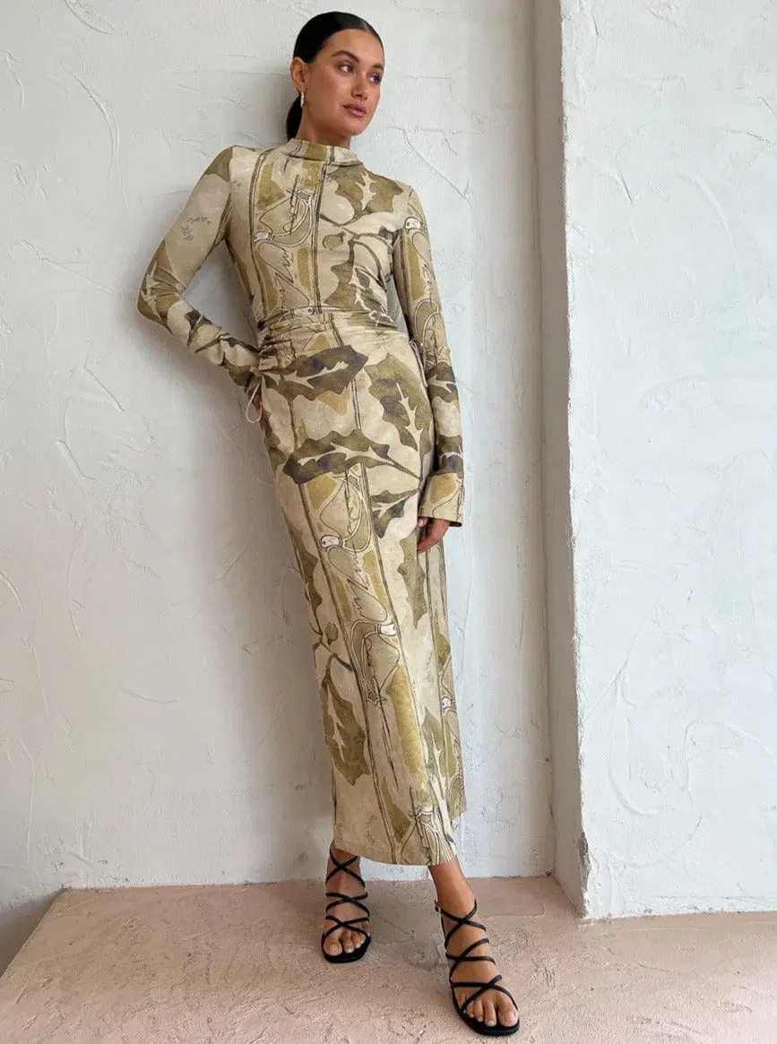 Camilla and Marc Kyha Midi Dress Print Size 6 - Image 1