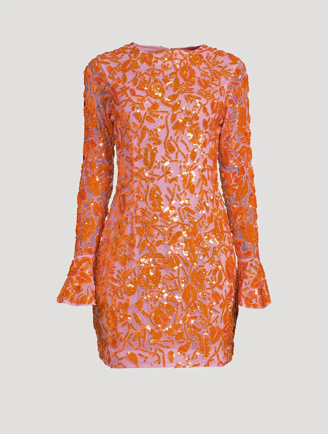 Rachel Gilbert Lupita Mini Orange/Pink Size 14 - Image 4