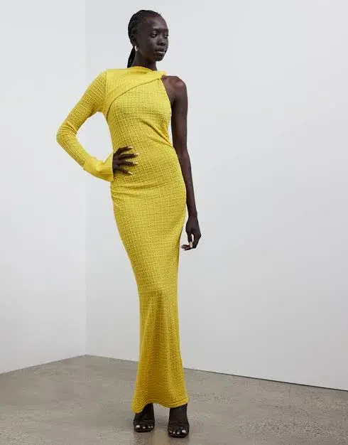 Camilla and Marc Cypress Midi Dress Golden Amber Size 14  for rent on The Volte - main image