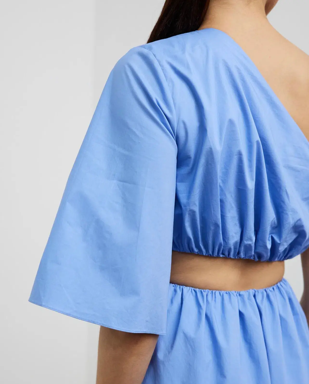 Camilla and Marc Wally One Shoulder Cut Out Maxi Dress in Sky Blue Size 10  - Image 5