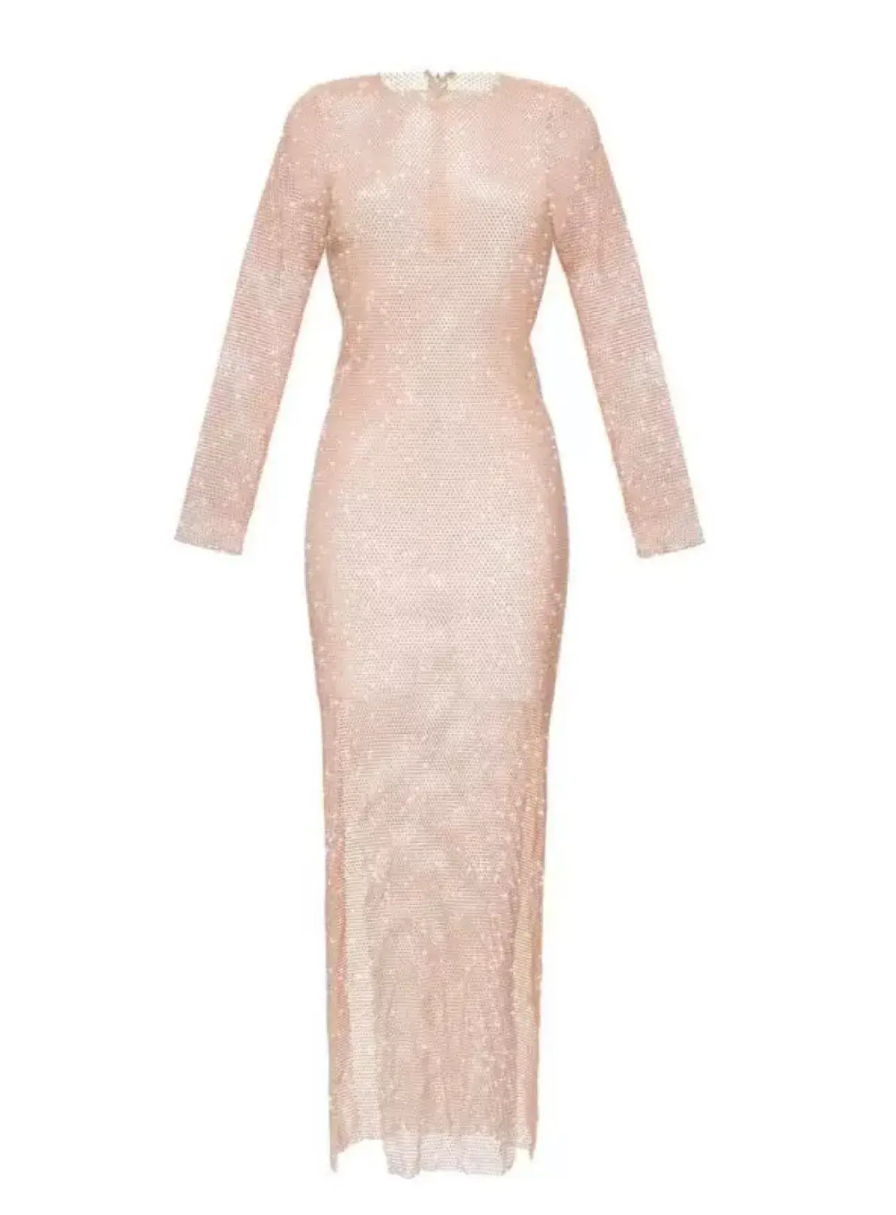 Santa Brands Blush Diamonds Maxi Dress Blush Size 10 - Image 1