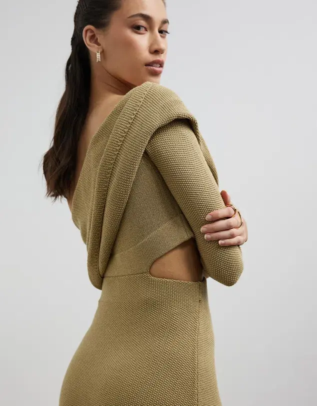 Camilla and Marc Javier Knit Dress Green Size 6  - Image 3