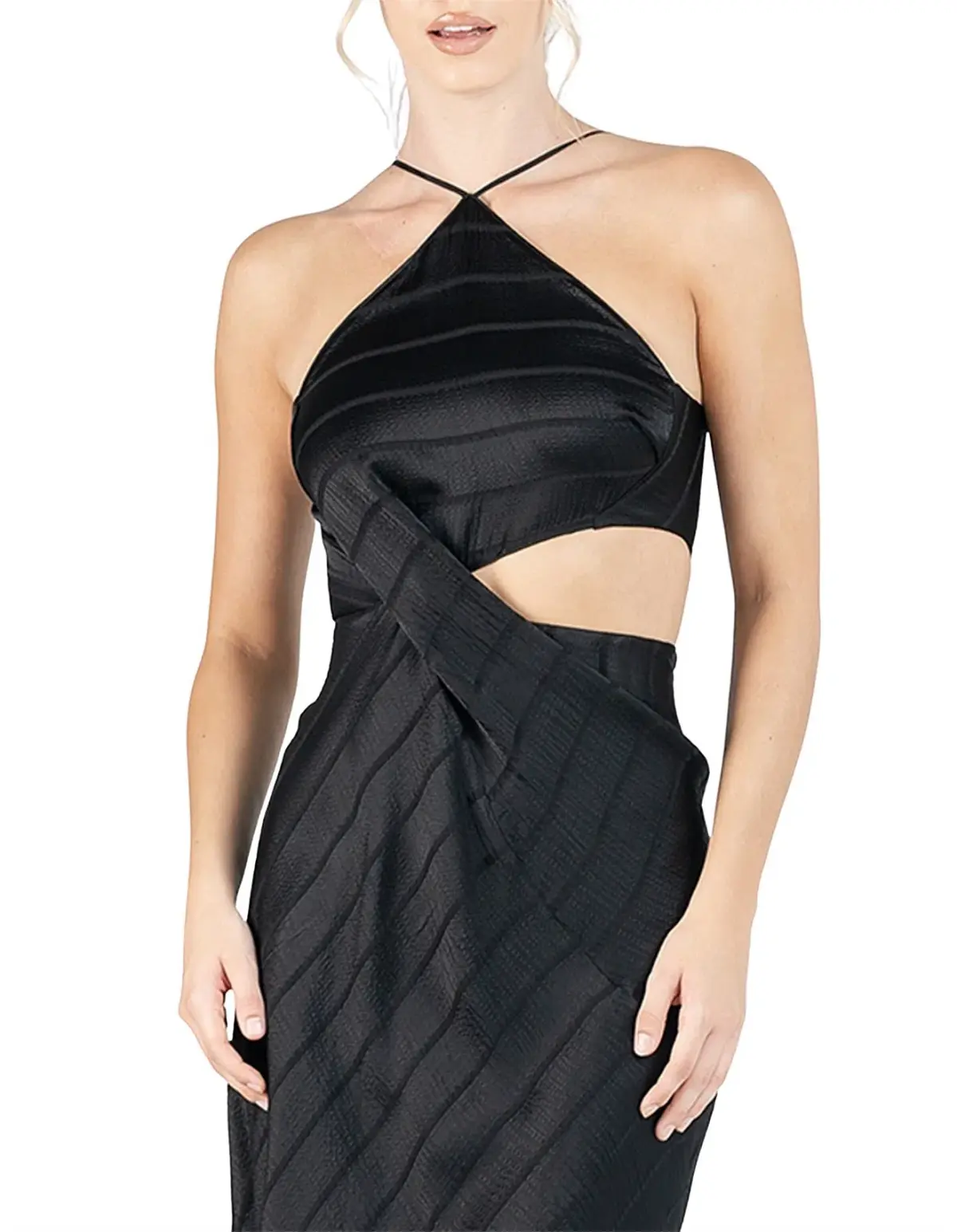 One Fell Swoop Viola Midi Dress Black Size 10 - Image 3
