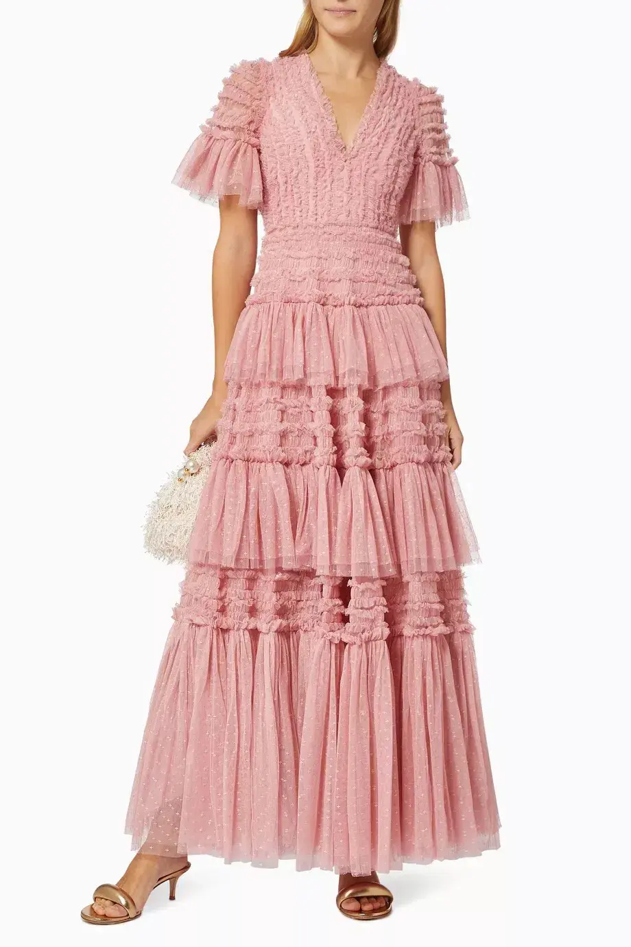 Needle and Thread | Clarabelle Gown | Pink | Size 10 - Image 1