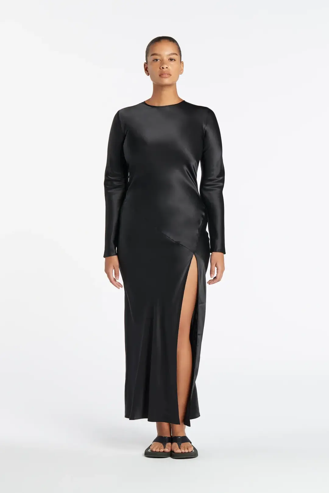 Sir the Label Soleil Long Sleeve Dress Black Size 2/Au 10 for rent on The Volte - main image