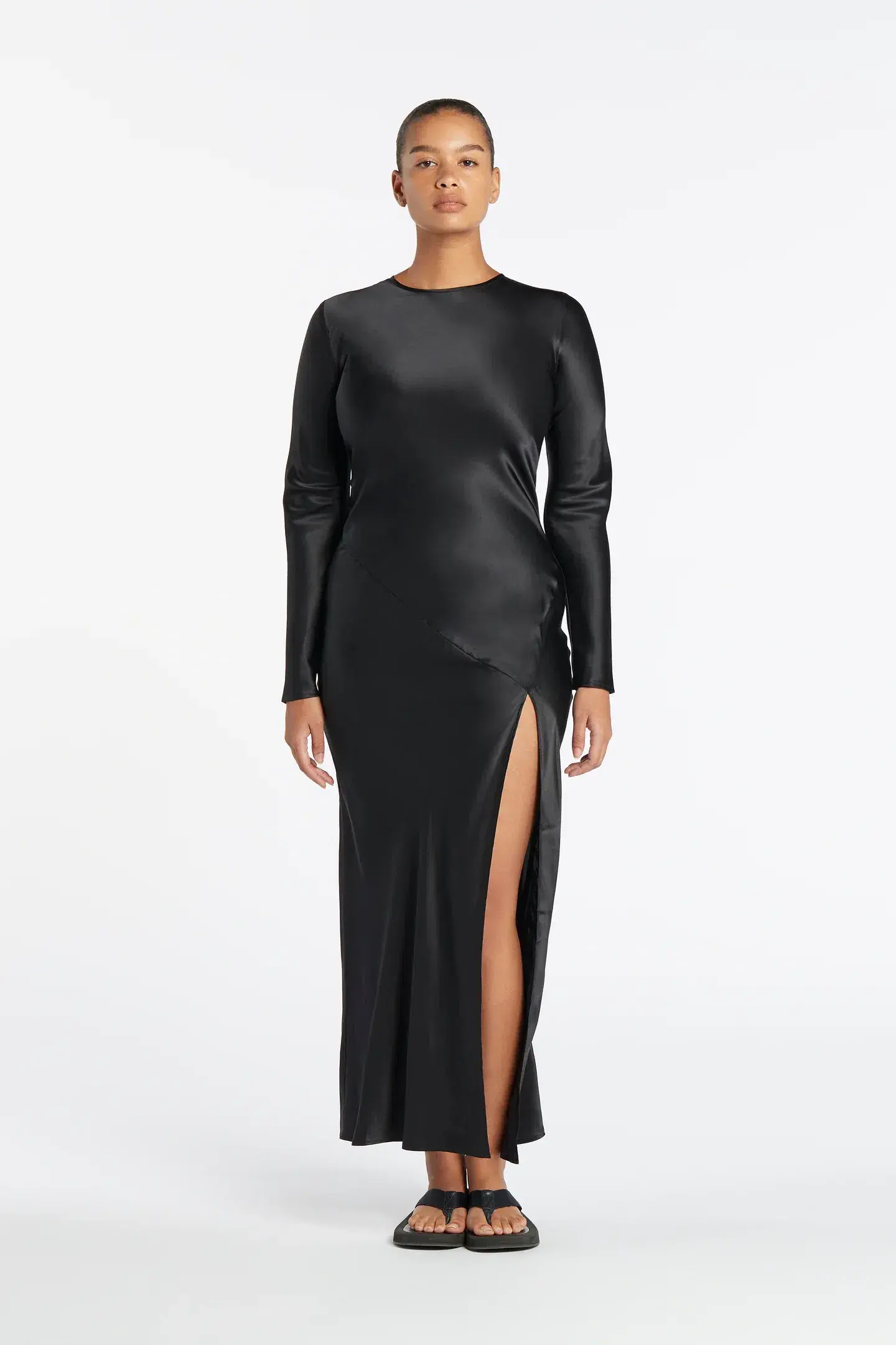 Sir the Label Soleil Long Sleeve Dress Black Size 2/Au 10 - Image 4