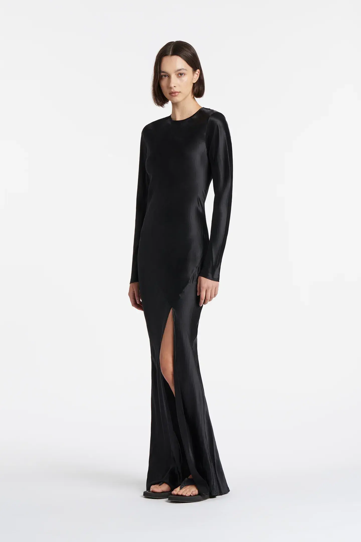 Sir the Label Soleil Long Sleeve Dress Black Size 2/Au 10 - Image 2