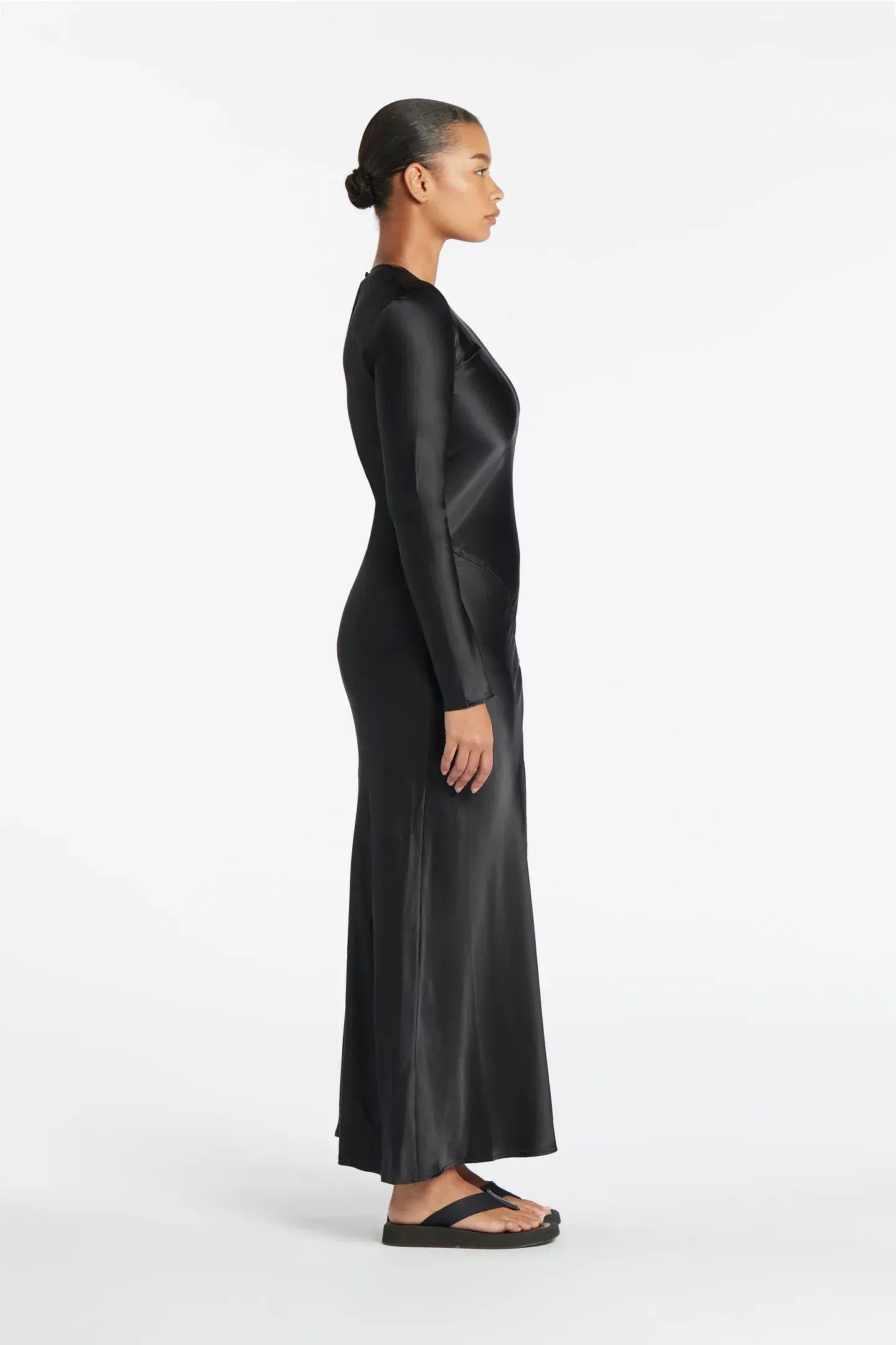 Sir the Label Soleil Long Sleeve Dress Black Size 2/Au 10 - Image 3