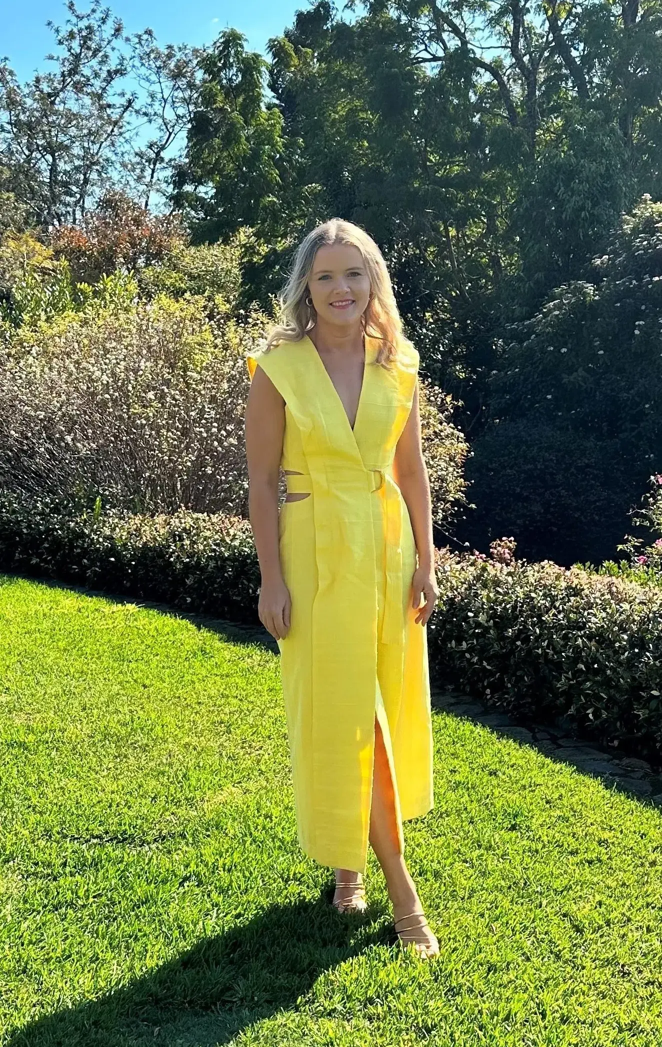 Acler Shefford Dress Yellow Size 8 - Image 2