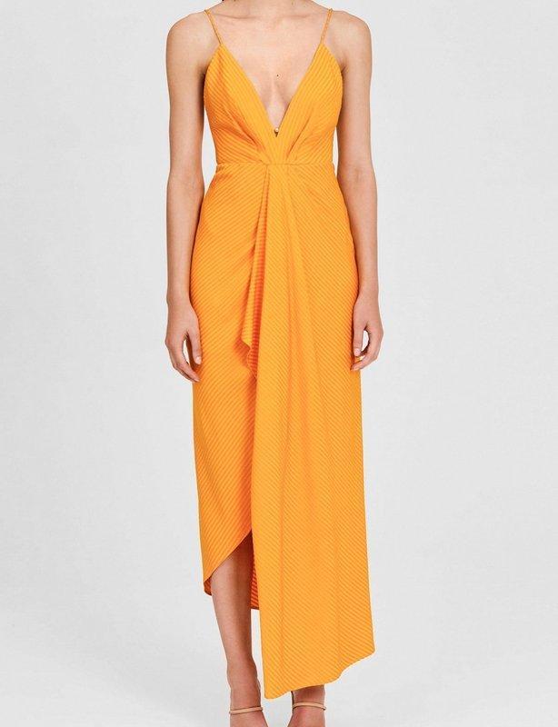 Significant Other Gold Dust Dress Sunrise Orange Size 10 - Image 1