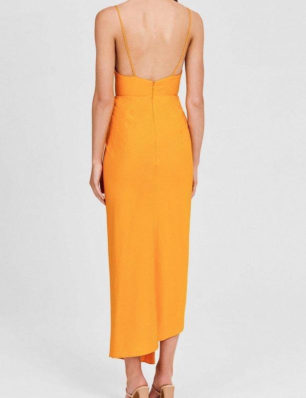 Significant Other Gold Dust Dress Sunrise Orange Size 10 - Image 4