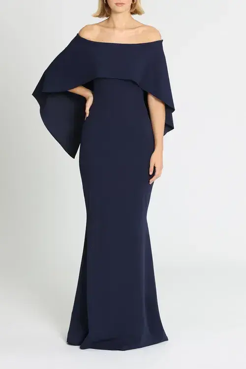 Pasduchas Composure Gown Anchor Blue Navy Size 10 - Image 1