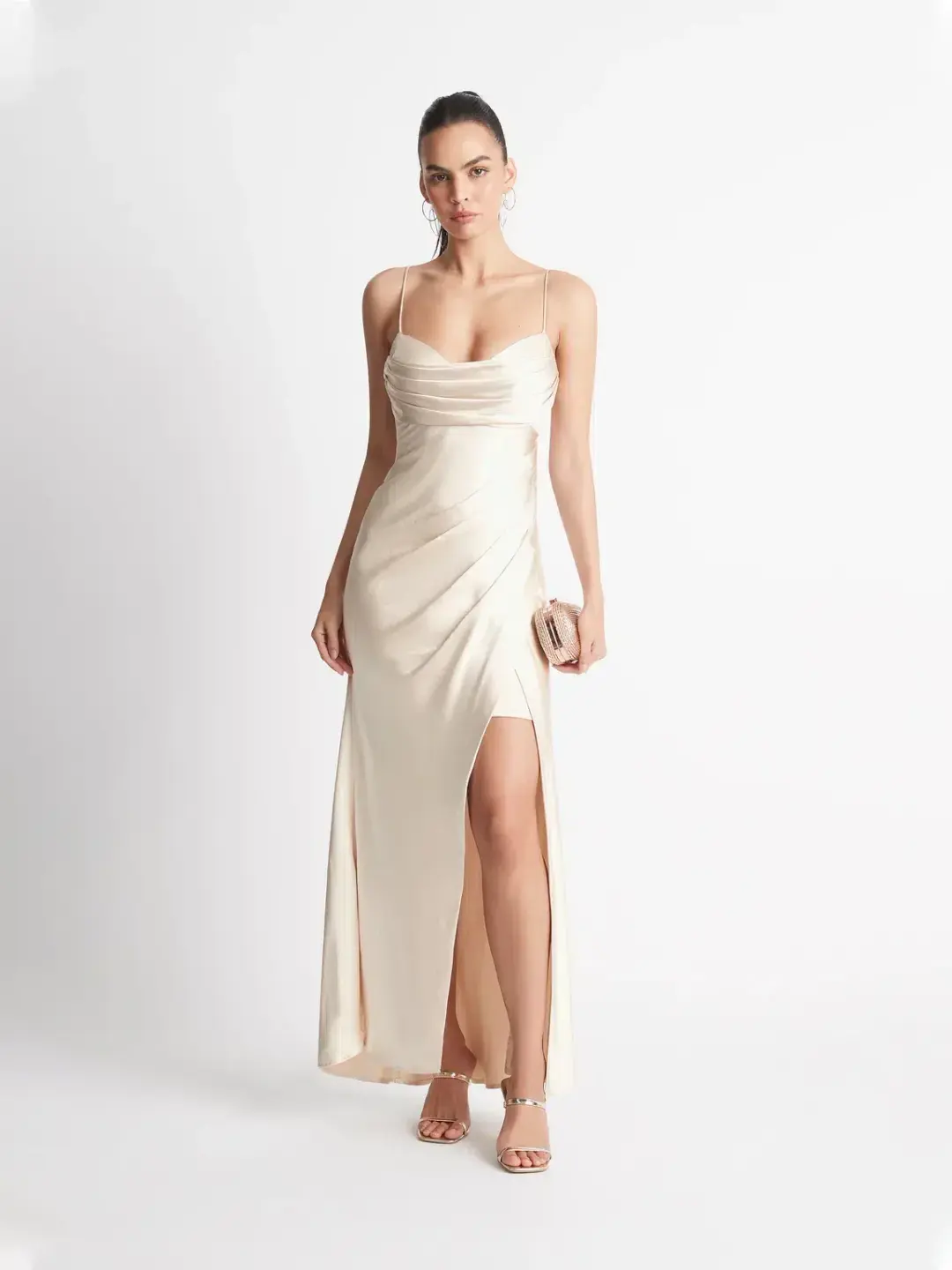 Sheike Bella Dress in Neutral Size 16 for rent on The Volte - main image