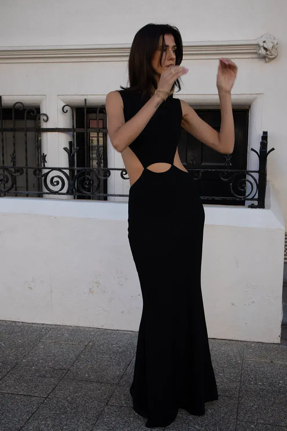 Deconduarte Emilia Maxi Dress Black Size 8  - Image 4
