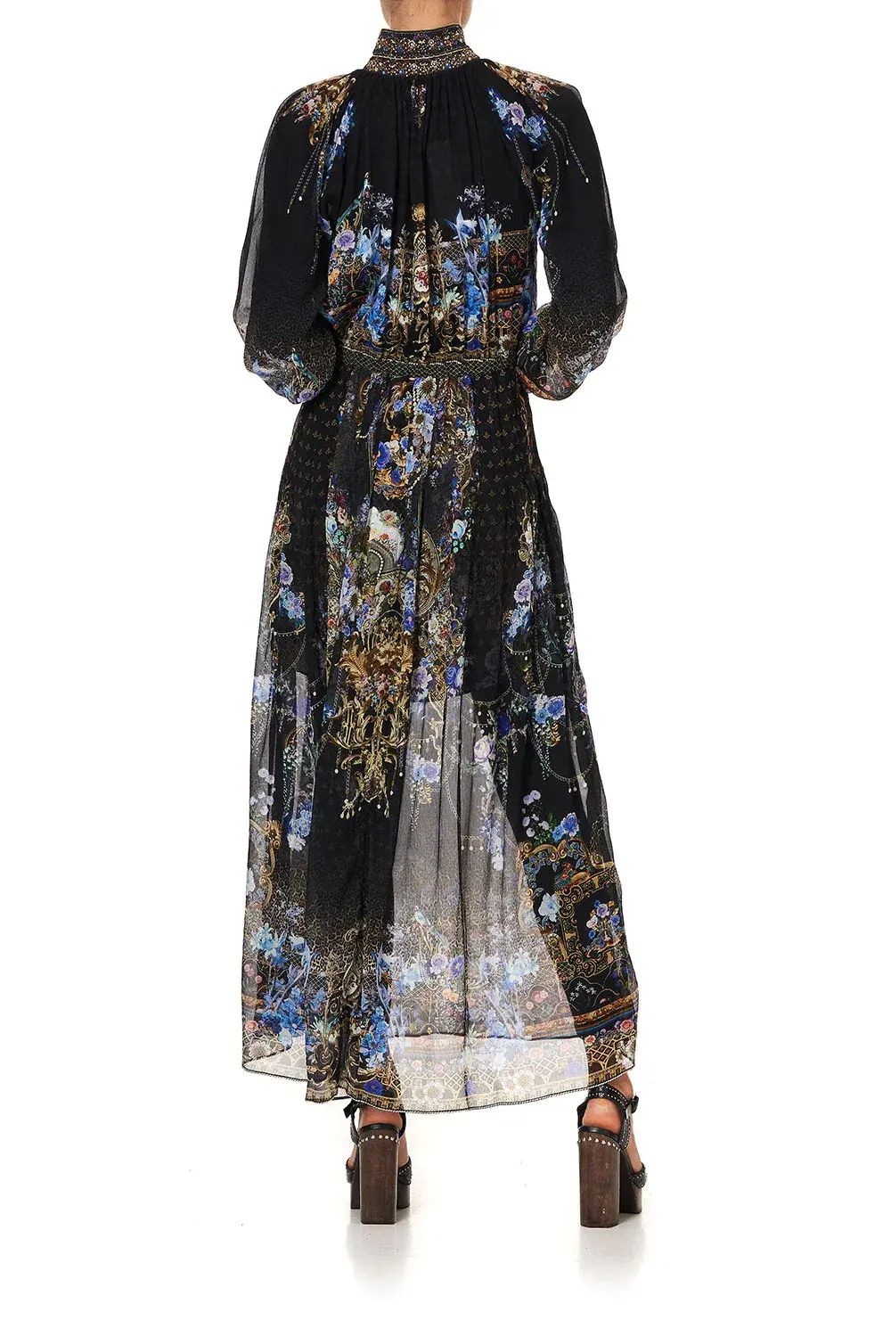 Camilla Long Sleeve Dress With Collar Palace Playhouse Size 10  - Image 2