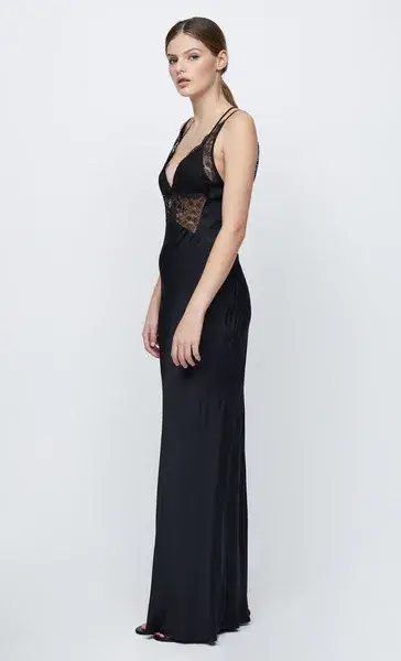 Bec & Bridge Lucille Lace Maxi Dress Black Size 12 - Image 3