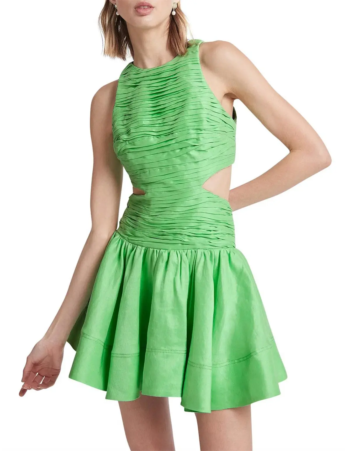 AJE Introspect Mini Dress Green Size 12 - Image 2