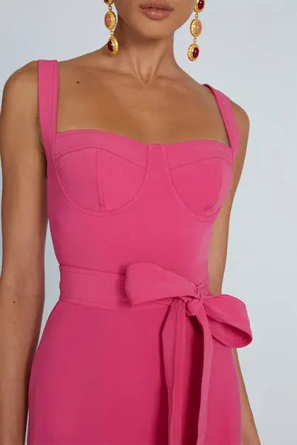 By Johnny Ora Midi Dress Pink Size 10 - Image 2