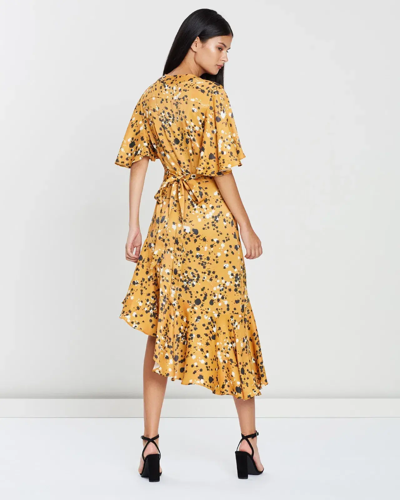 Lover Artiste Wrap Dress Print Size 14 - Image 3