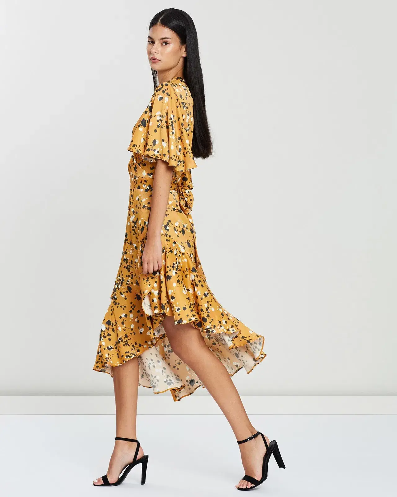 Lover Artiste Wrap Dress Print Size 14 - Image 2