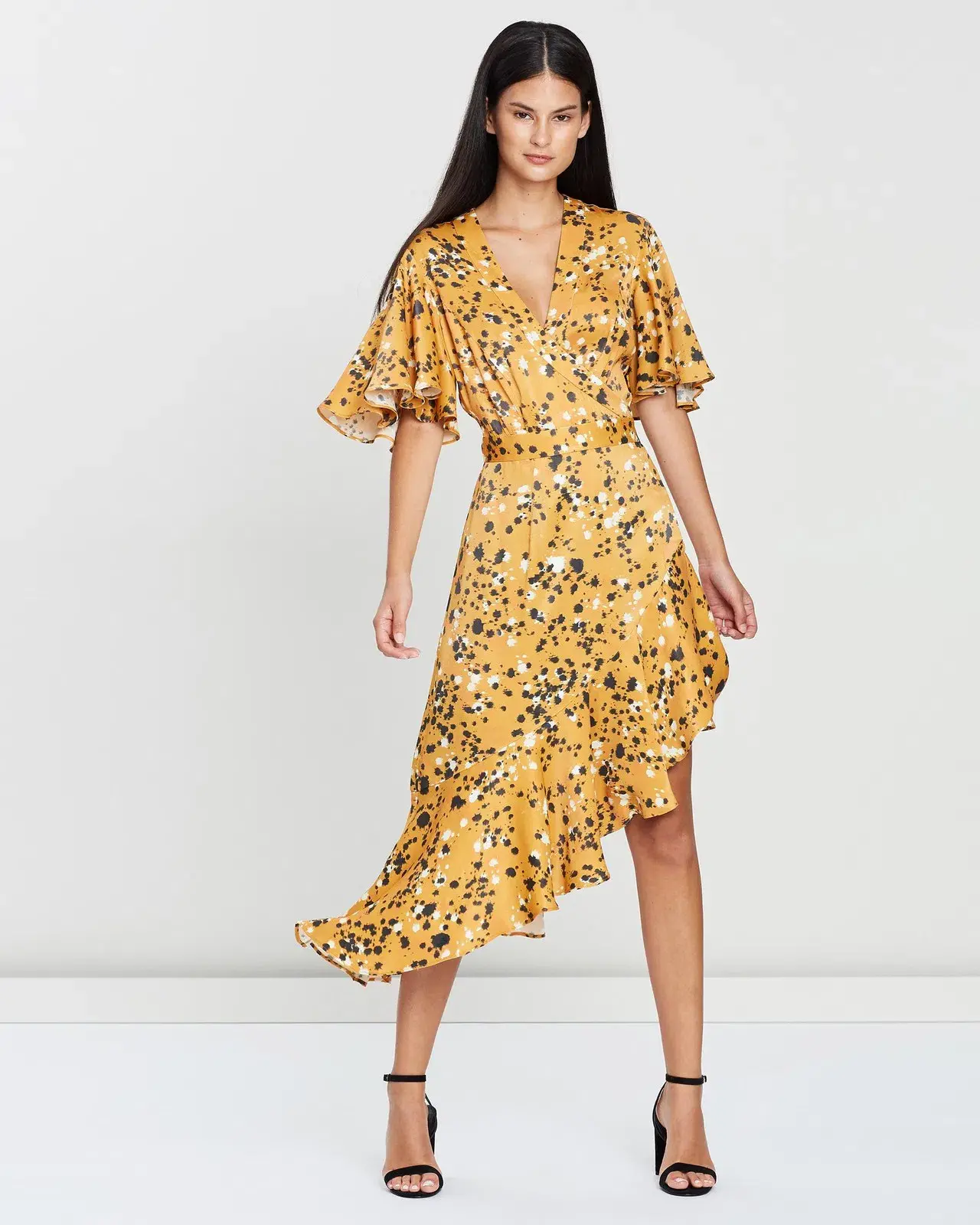 Lover Artiste Wrap Dress Print Size 14 - Image 1