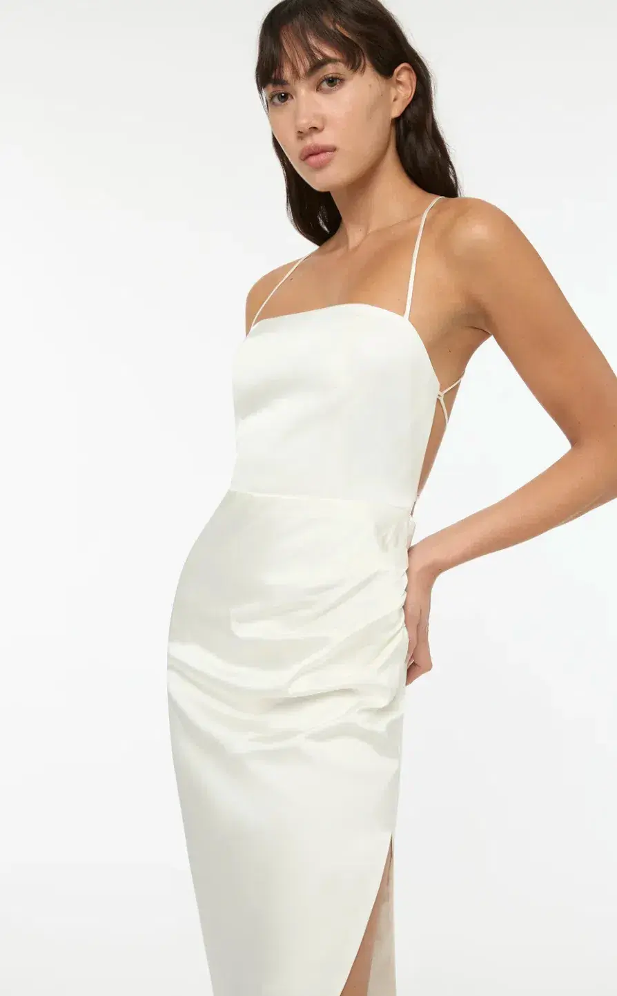 Manning Cartell Miami Heat Midi Backless Dress White Size 4 - Image 2