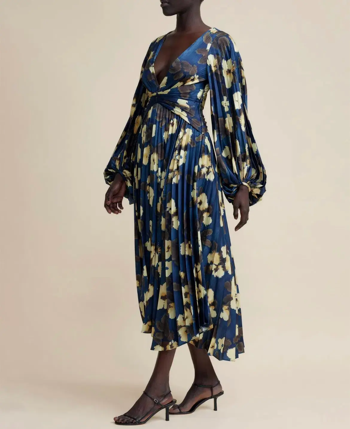 Acler Palms Dress Navy Blue Size AU 6 - Image 3