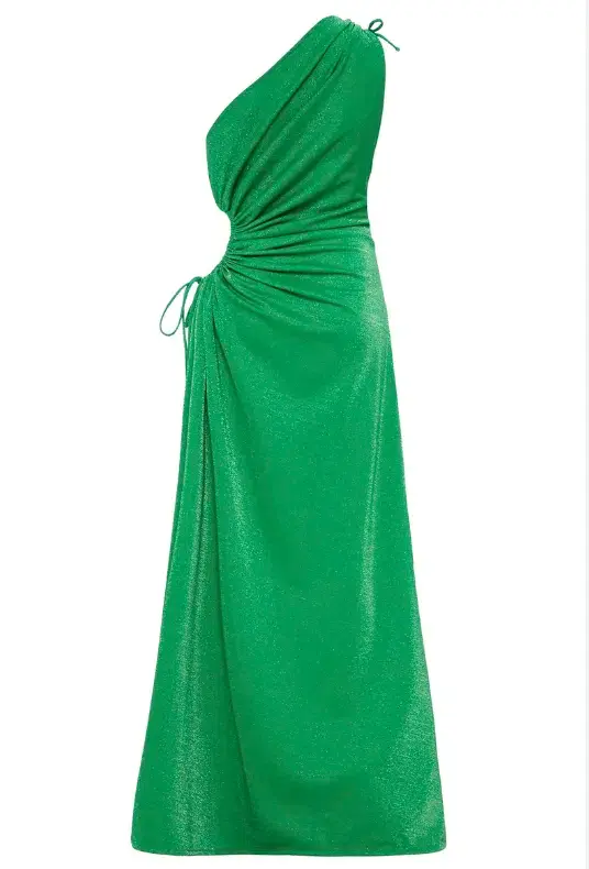Sonya Moda Nour Maxi Dress In Forest Green Size AU 10 - Image 3