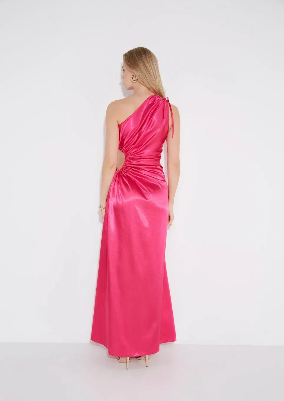 Sonya Moda Nour Maxi Dress In Fuchsia Pink Size AU 12  - Image 2