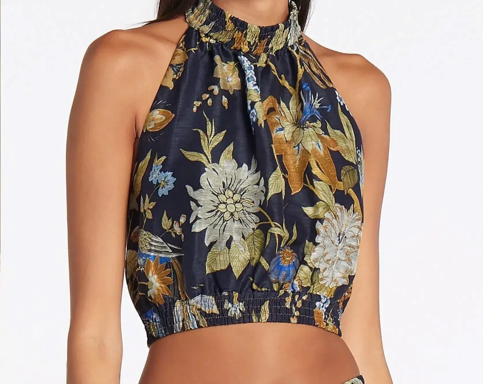 Sir the Label Lilian Halter Top Floral Size 2 / AU 10 - Image 4