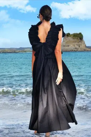 Trelise Cooper Got the Frills for You Dress Black Size L / AU 14 - Image 3