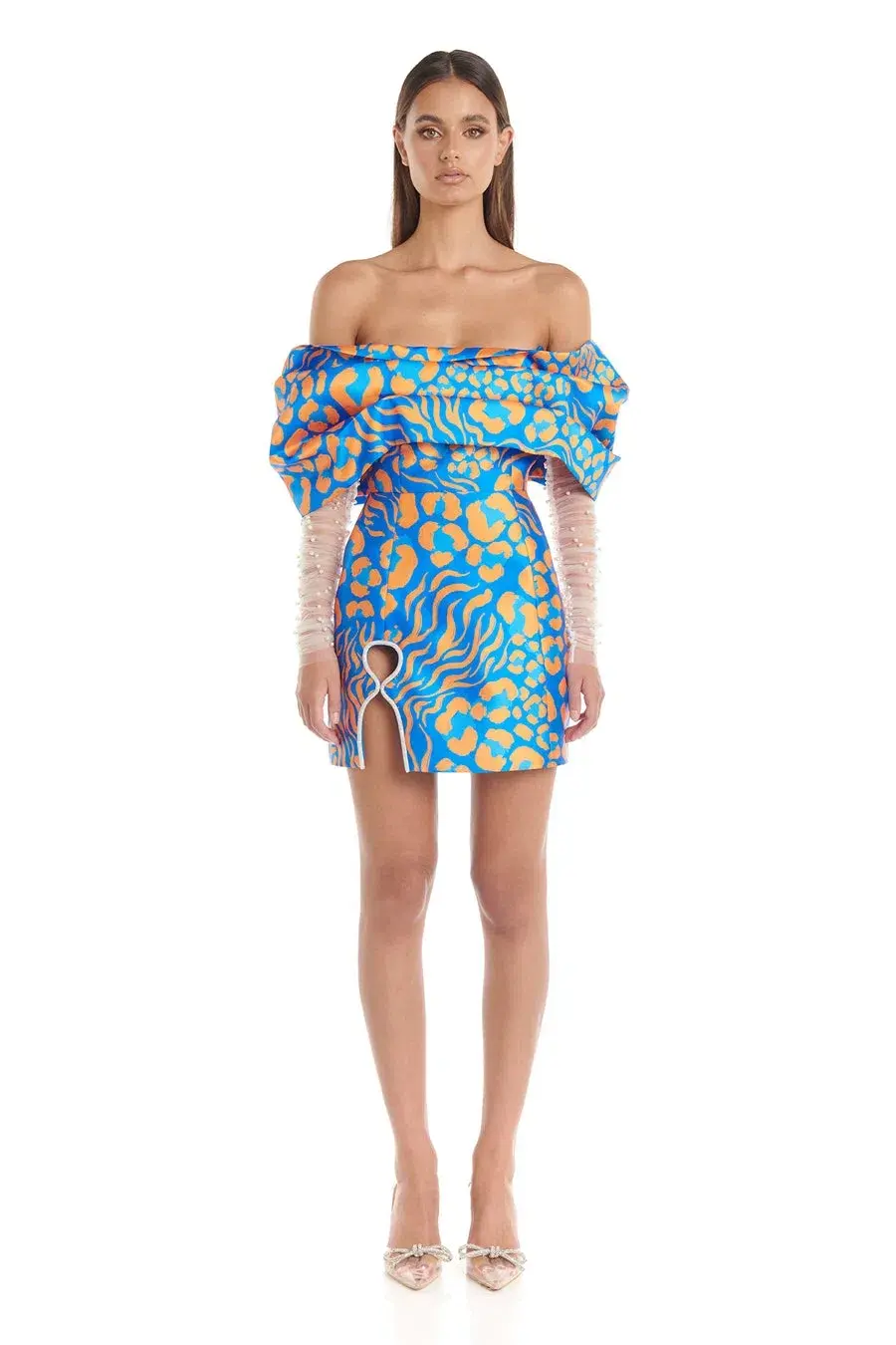 Eliya The Label Lola Mini Dress Print Size S / AU 8 - Image 1