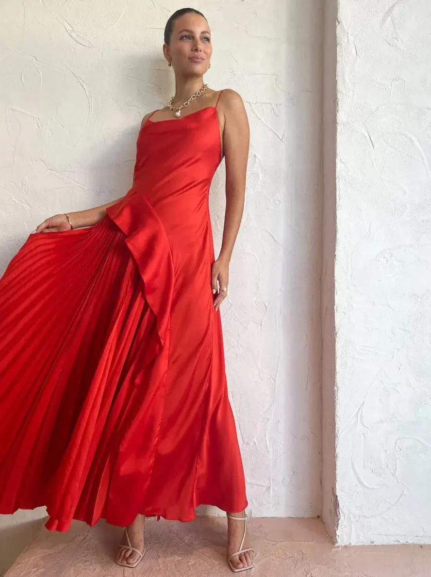 Acler OSullivan Dress in Scarlet Size 10 - Image 1