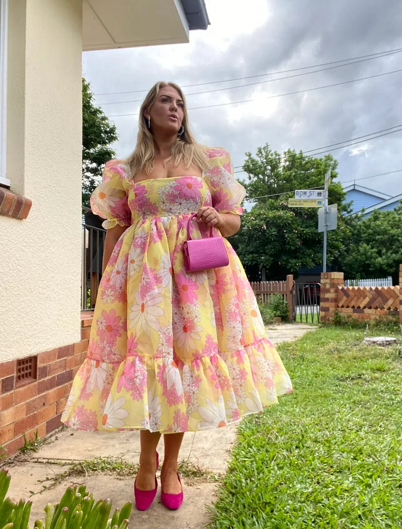 Selkie “The Goldie” French Puff Dress 2X - Image 1
