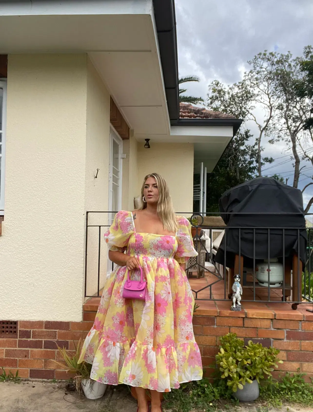 Selkie “The Goldie” French Puff Dress 2X - Image 3