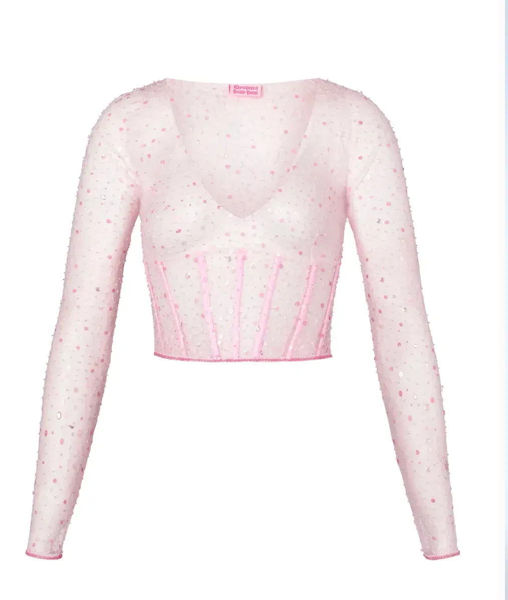 Dyspnea Certified Freak Bodice Baby Pink Size 18/4XL - Image 3